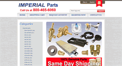 Desktop Screenshot of imperial-parts.com
